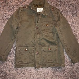 Army Green Kids Utility Jacket